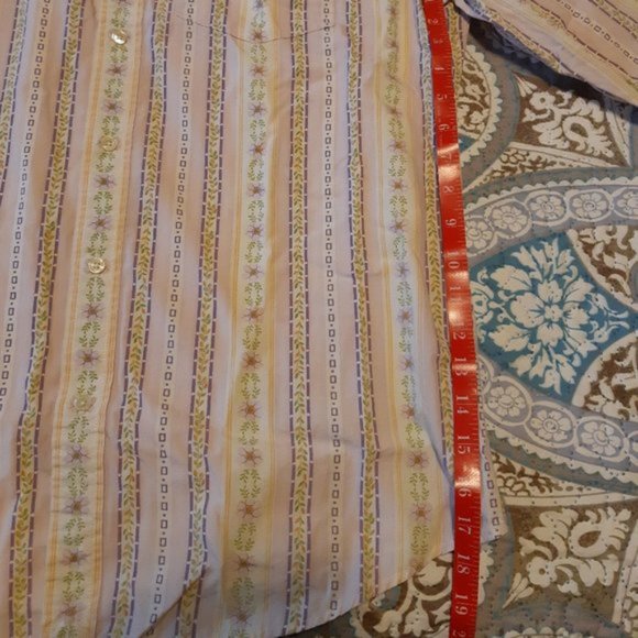Lucky Brand Striped Floral Dress Shirt - Picture 7 of 7